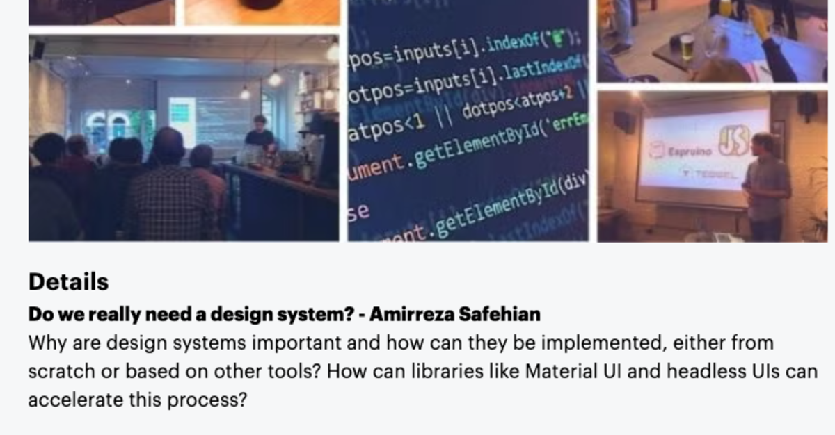 Design System Talk Cover